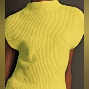 Anthropologie Maeve Lambswool Crop Sweater